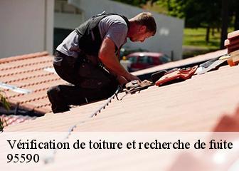 Vérification de toiture et recherche de fuite 95590
