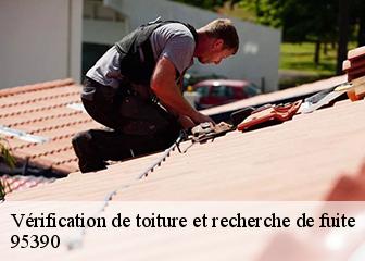 Vérification de toiture et recherche de fuite 95390